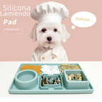 Silicone Slow Feed Pet Licking Mat with Suction Cups