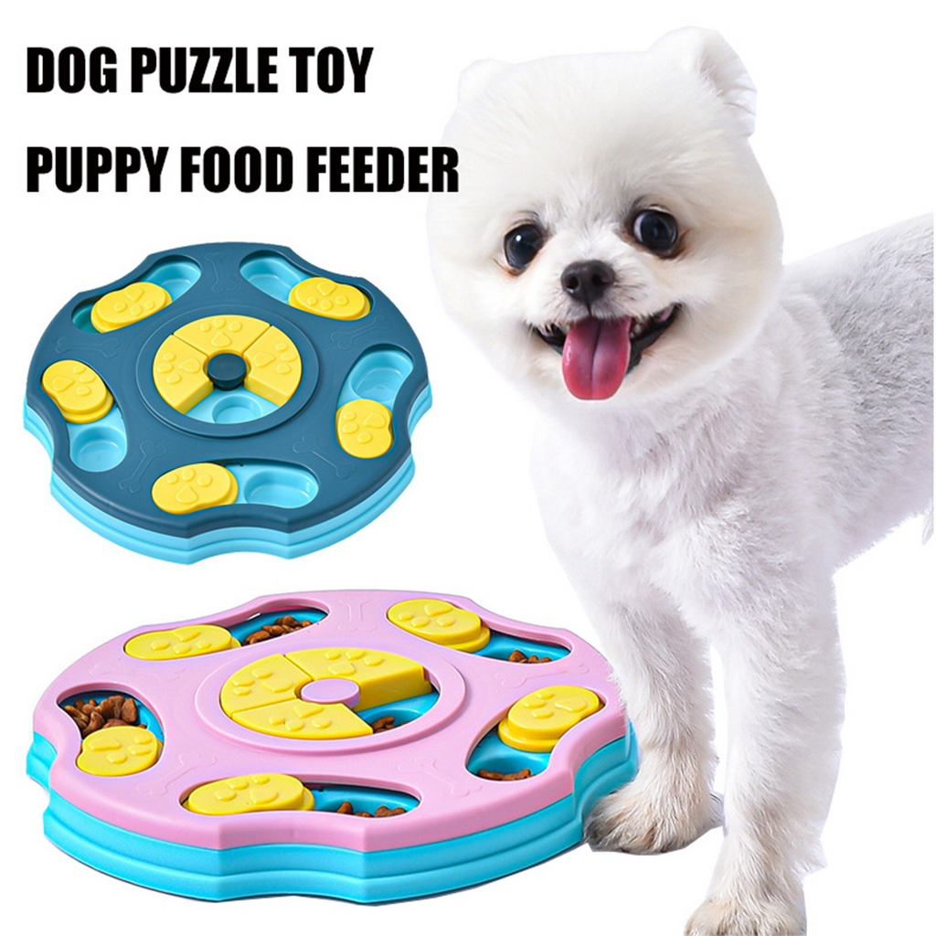 Interactive Puppy and Small Dog Food Puzzle Bowl