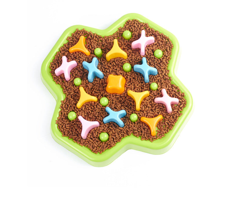 Dog Slow Feeder Bowl - Interactive Intelligence Training Bowl