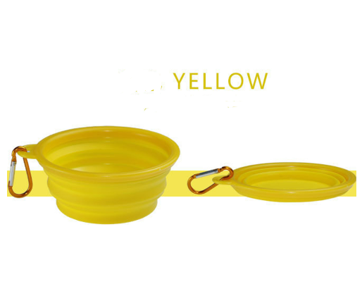 Portable Folding Silicone Pet Bowl for Dogs & Cats