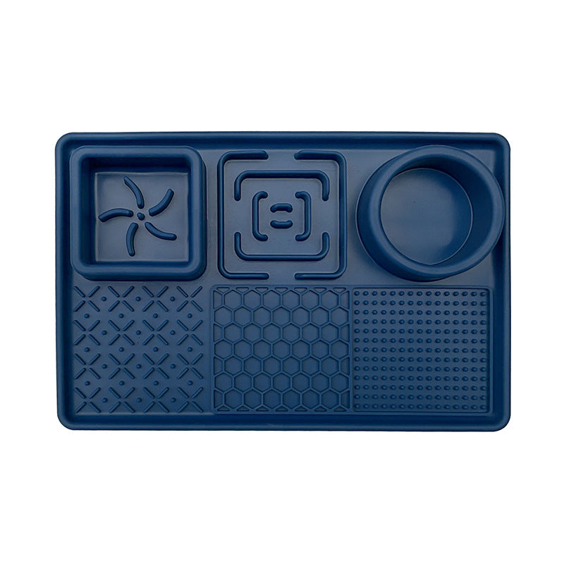 Silicone Slow Feed Pet Licking Mat with Suction Cups