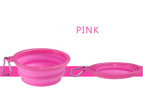 Portable Folding Silicone Pet Bowl for Dogs & Cats
