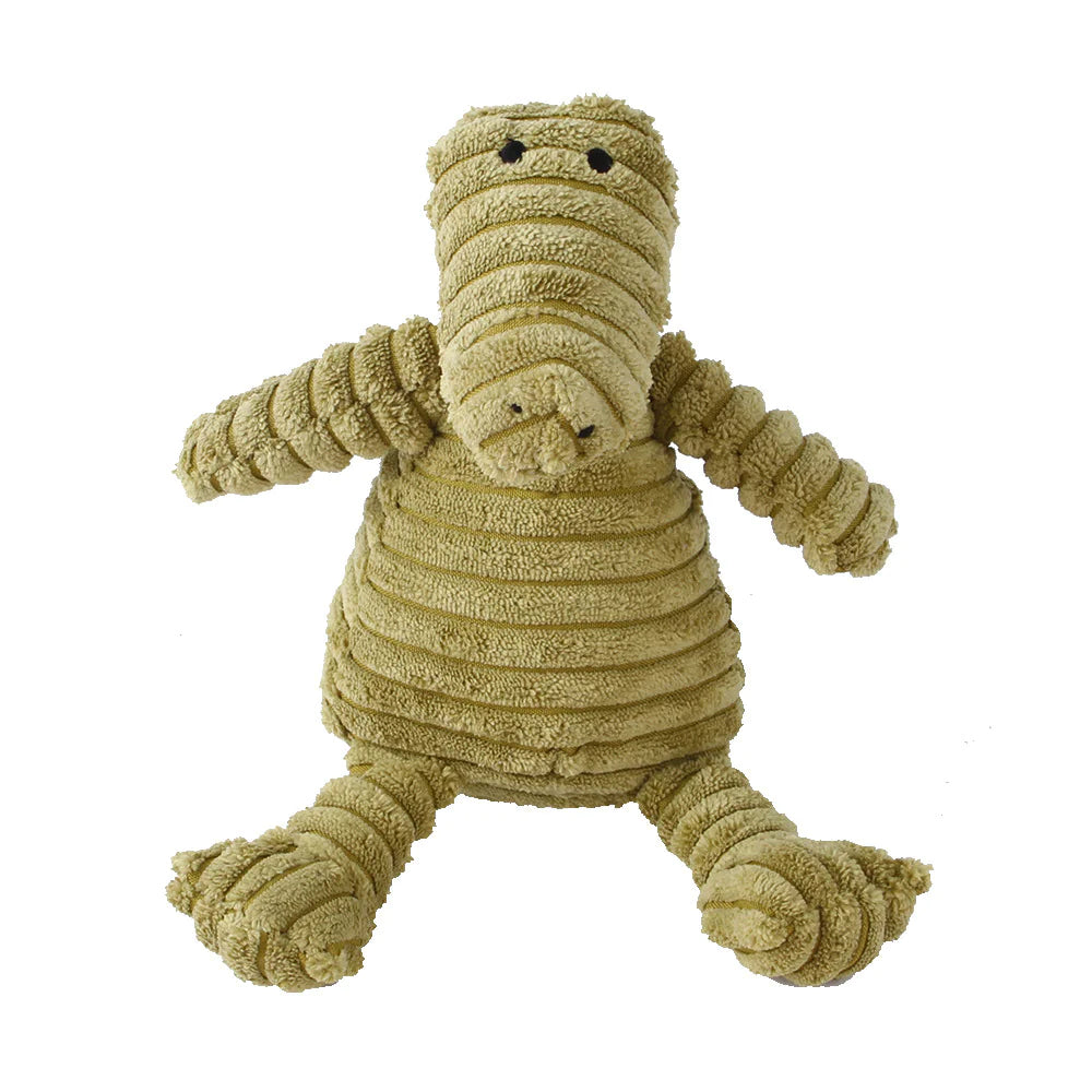 Plush Squeaky Animal Toy for Dogs & Cats