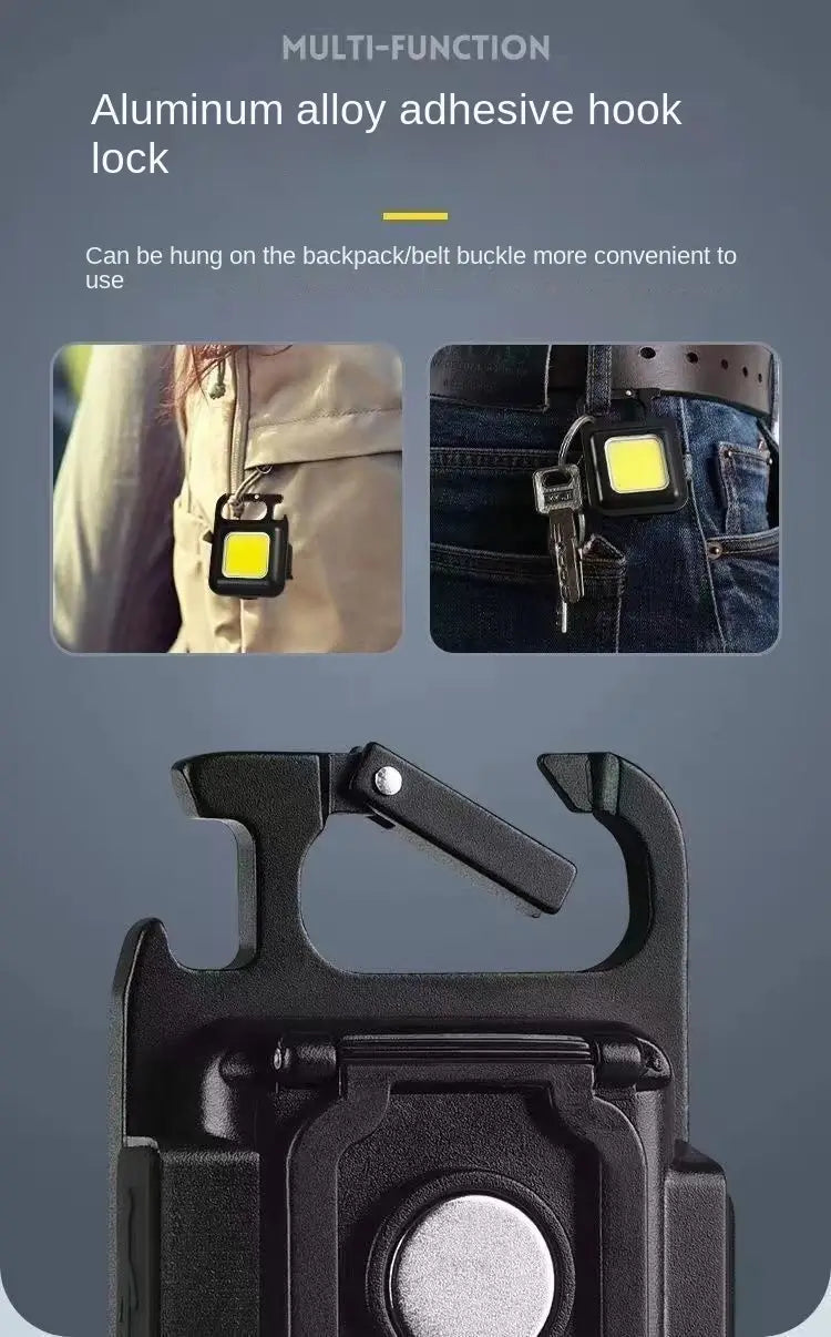 Portable and Chargeable POWERFUL Keychain Light - Multifunctional Mini