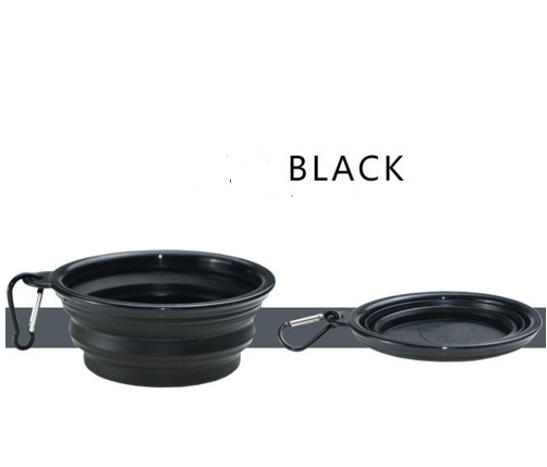 Portable Folding Silicone Pet Bowl for Dogs & Cats