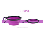 Portable Folding Silicone Pet Bowl for Dogs & Cats