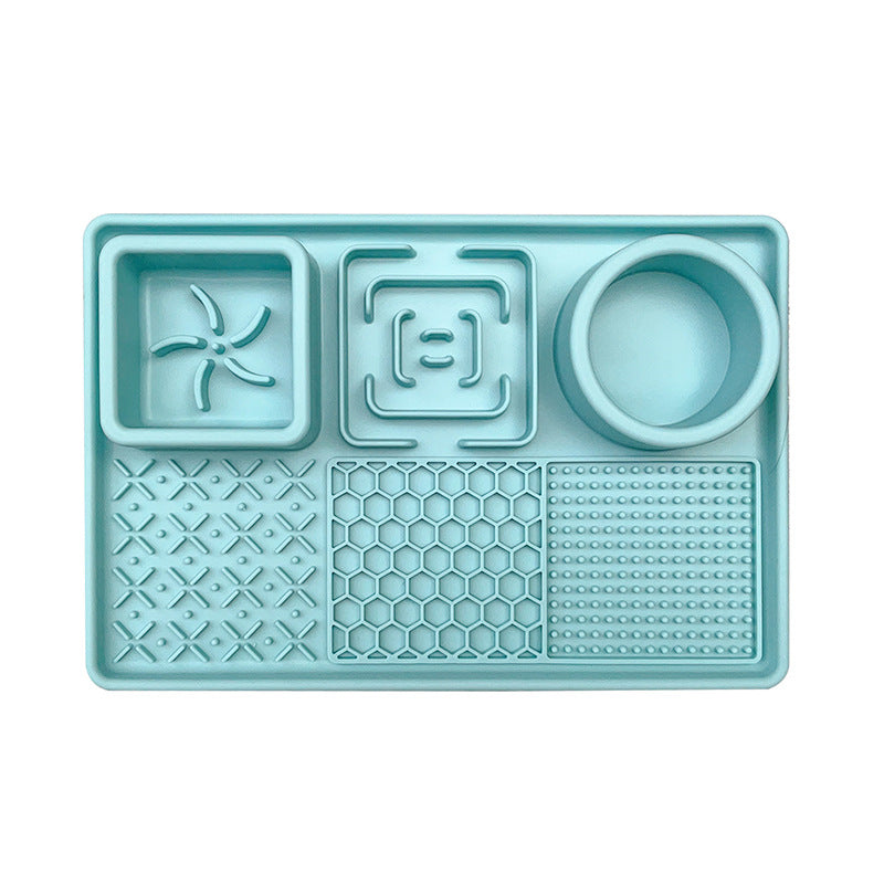 Silicone Slow Feed Pet Licking Mat with Suction Cups