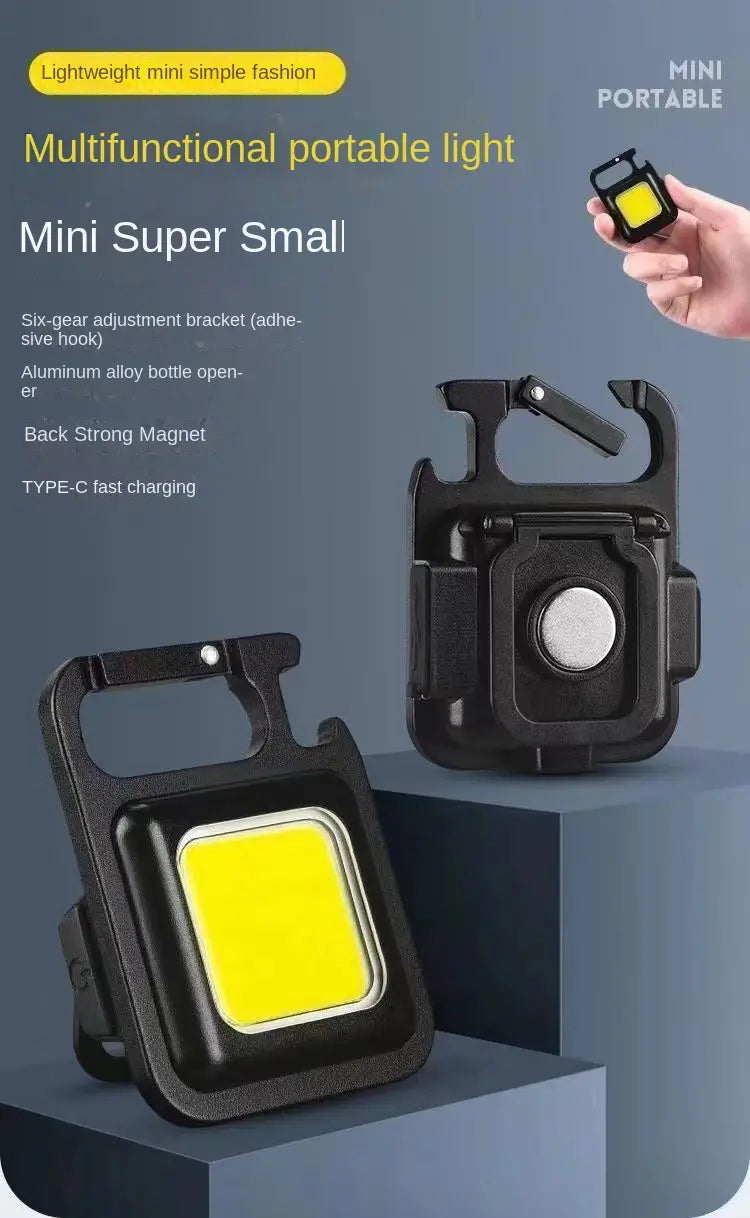 Portable and Chargeable POWERFUL Keychain Light - Multifunctional Mini