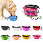 Portable Folding Silicone Pet Bowl for Dogs & Cats