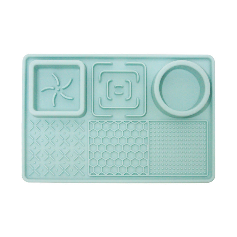 Silicone Slow Feed Pet Licking Mat with Suction Cups