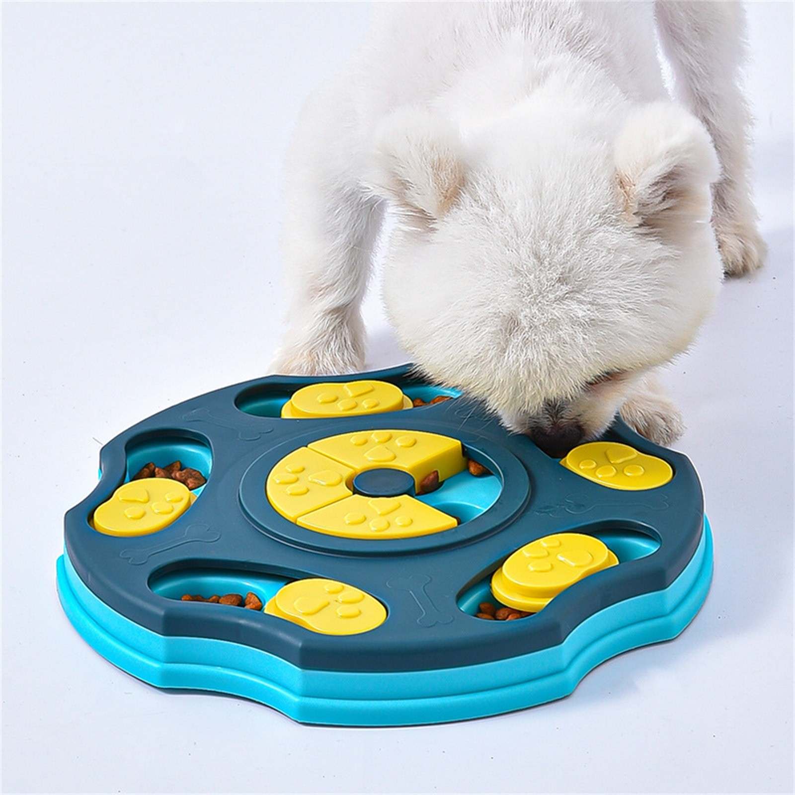 Interactive Puppy and Small Dog Food Puzzle Bowl