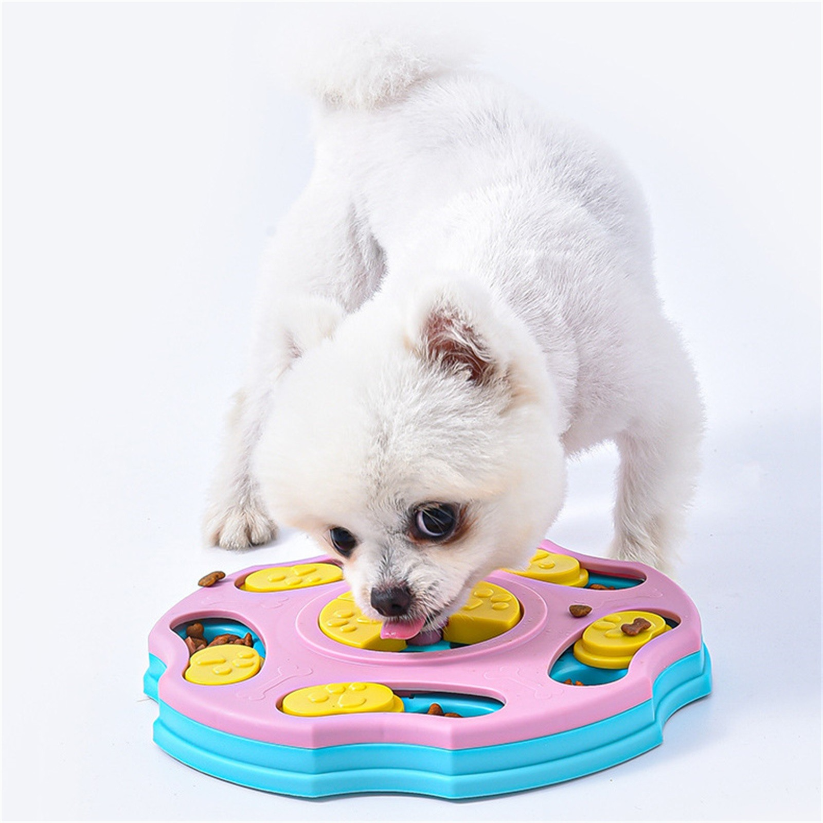 Interactive Puppy and Small Dog Food Puzzle Bowl