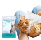 Pet Grooming Cleaning Gloves & Wipes for Dogs & Cats