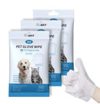 Pet Grooming Cleaning Gloves & Wipes for Dogs & Cats